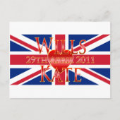 Wills & Kate Postkarte (Vorderseite)