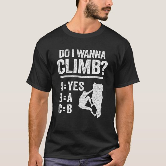 Willst du auf Jokes Freeclimber Mountain Rock C? T-Shirt (Vorderseite)