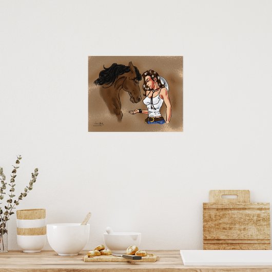 Willst du Freunde sein? Poster (Küche)