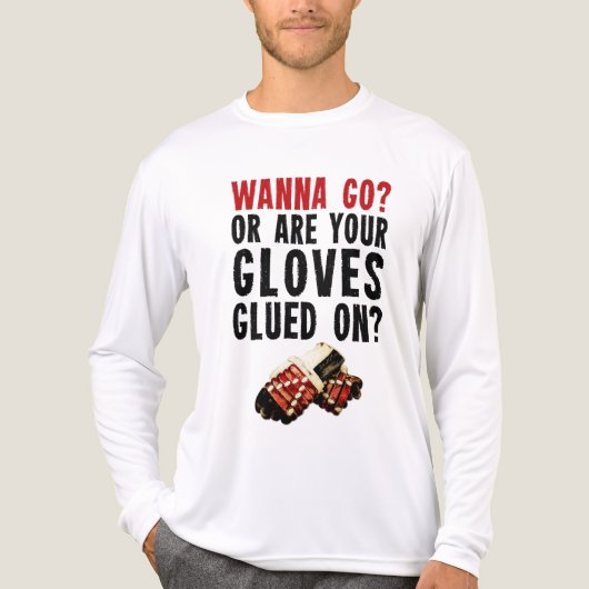 Willst du gehen? Hockey Enforcer Tri-Blend Shirt (Vorderseite)