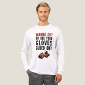 Willst du gehen? Hockey Enforcer Tri-Blend Shirt (Vorderseite komplett)