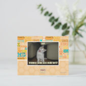 Willst du kommen mah Fort sehen? Postkarte (Stehend Vorderseite)