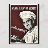 Willst du mein Geheimnis kennenlernen? Postkarte (Vorderseite)