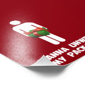 Willst du mein Paket entpacken? Fotodruck (Ecke)