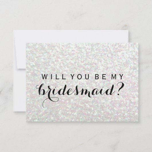 Willst du meine Bridesmädchen sein? Einladung (Vorderseite)