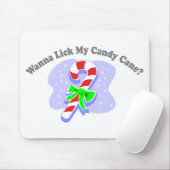 Willst du meine Candy Cane lecken? Mousepad (Mit Mouse)