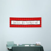 Willst du mich heiraten, Heiratsantrag Banner? Banner (Messeveranstaltung)