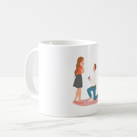 Willst du mich heiraten? kaffeetasse (Vorderseite Links)