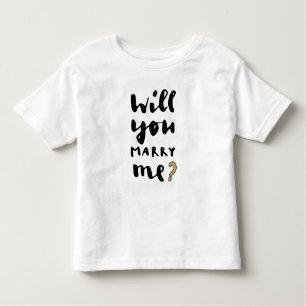 Willst du mich heiraten? kleinkind t-shirt