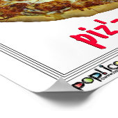 "Willst du mich piz'za piz?" humorvolles Parodie-P Poster (Ecke)