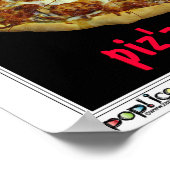 "Willst du mich piz'za piz?" humorvolles Parodie-P Poster (Ecke)