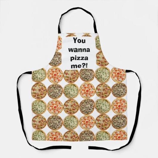 Willst du mich pizza? schürze (Vorderseite)