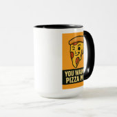 Willst du mir Pizza pizza? - Partie Tasse (VorderseiteRechts)