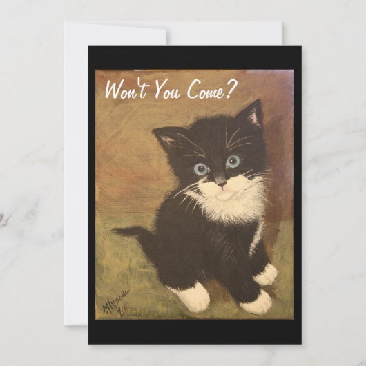 Willst du nicht kommen? einladung (Vorderseite)