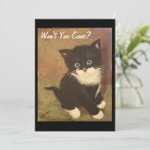 Willst du nicht kommen? einladung (Stehend Vorderseite)