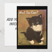 Willst du nicht kommen? einladung (Vorne/Hinten)