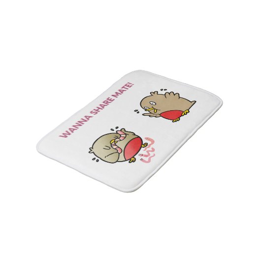 Willst du Partner teilen? Badematte (Schrägansicht)