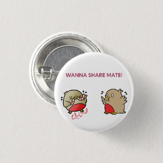 Willst du Partner teilen? Button (Vorne & Hinten)