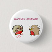 Willst du Partner teilen? Button (Vorderseite)