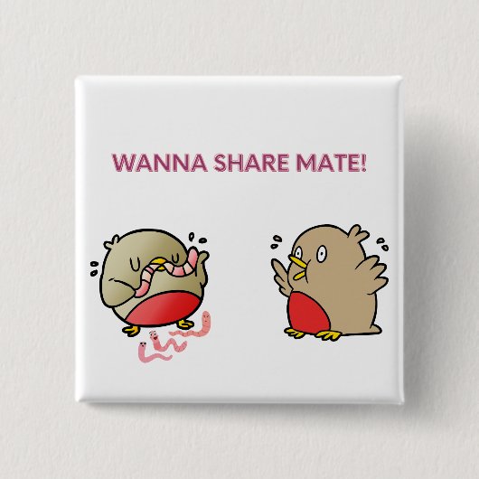 Willst du Partner teilen? Button (Vorderseite)