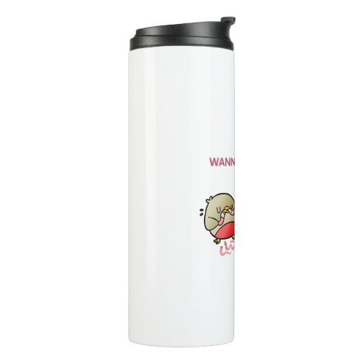 Willst du Partner teilen? Thermosbecher (Nach links gedreht)