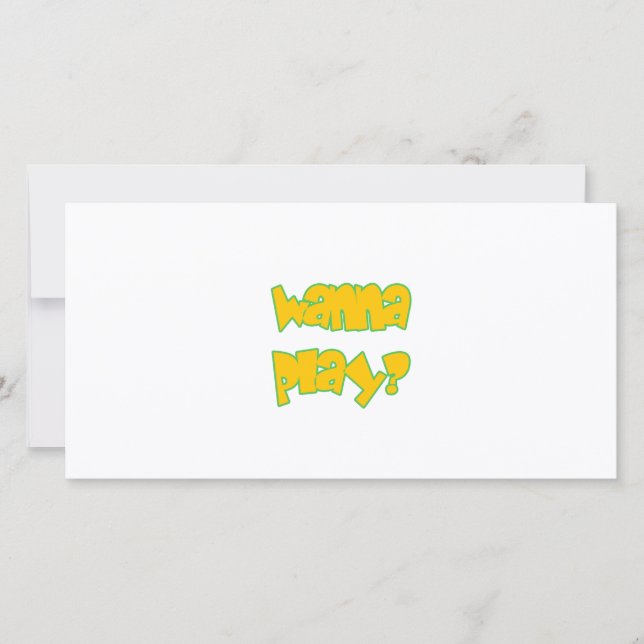 Willst du spielen? (Vorderseite)