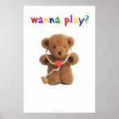 "Willst du spielen?" Poster (Vorne)