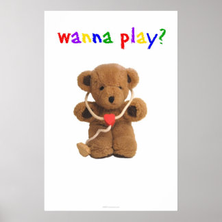 "Willst du spielen?" Poster