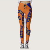 Willy Crazy farbenfrohe Leggings (Vorderseite)