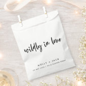 Willy in Liebe | Wildblume Seeds Moderne Hochzeit Geschenktütchen (Ausgeschnitten)