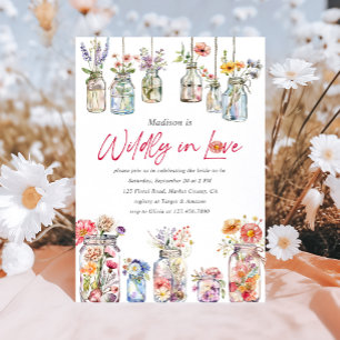Willy In Liebe Wildblume Wasserfarbe Brautparty Einladung