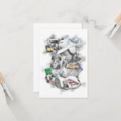 Willy Mairesse Karte (Vorderseite/Rückseite Beispiel)