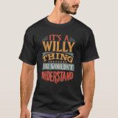 Willy Name T Shirt (Vorderseite)