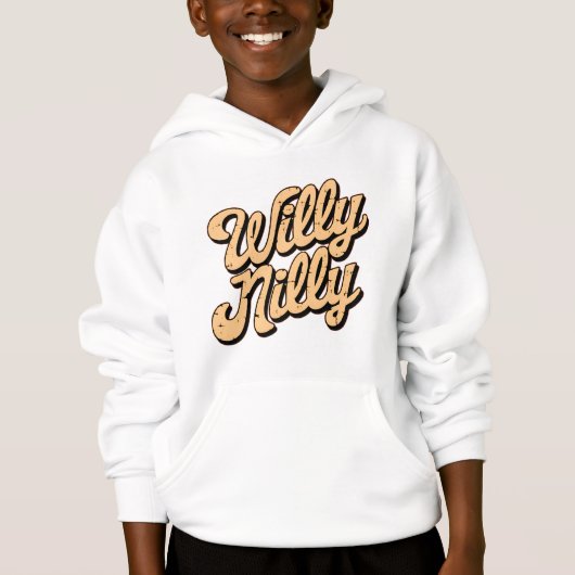 Willy nilly hoodie (Vorderseite)