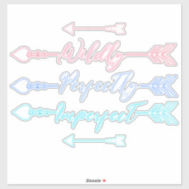 Willy perfekt unperfekte Stickers Aufkleber