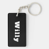 Willy Schlüsselanhänger (Rückseite)