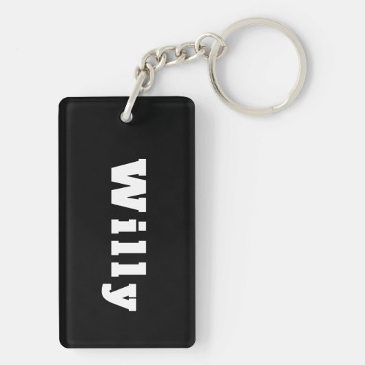 Willy Schlüsselanhänger (Rückseite)