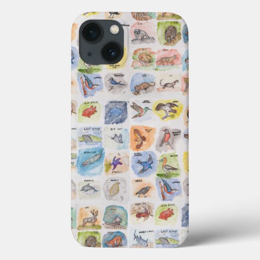 Willy Stylish: Tierlich Inspiriert iPhone Cover (Rückseite)