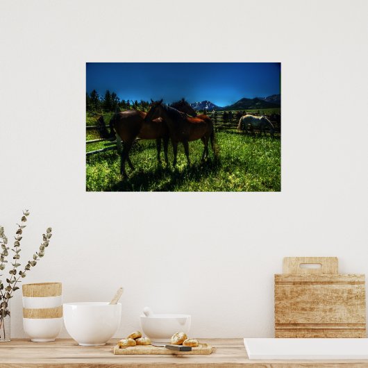 Willy und Charger Poster (Küche)