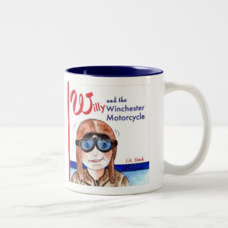 Willy und das Winchester-Motorrad Zweifarbige Tasse