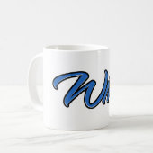 Willy Vorname Name blue Tasse Kaffeetasse (Vorderseite Links)