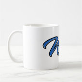 Willy Vorname Name blue Tasse Kaffeetasse (Links)