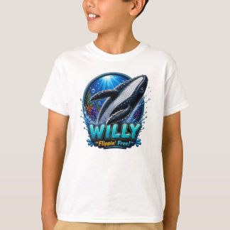 Willy Whale – Flippin’ Frei. Lustig T-Shirt