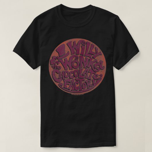 Willy Wonka and the Chocolate Factory Circle Logo T-Shirt (Design vorne)