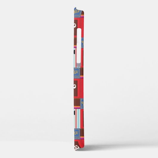 Willy Wonka Candy Pattern Case-Mate iPhone Hülle (Rückseite / Links)