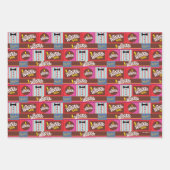 Willy Wonka Candy Pattern Geschenkpapier Set (Vorderseite 3)