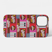 Willy Wonka Candy Pattern iPhone Hülle (Rückseite (Horizontal))