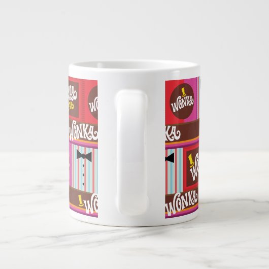 Willy Wonka Candy Pattern Jumbo-Tasse (Rückseite)