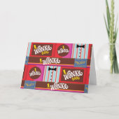 Willy Wonka Candy Pattern Karte (Vorderseite)
