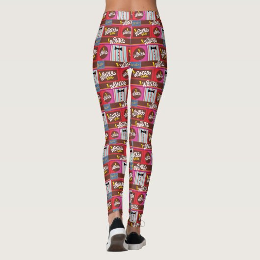 Willy Wonka Candy Pattern Leggings (Rückseite)